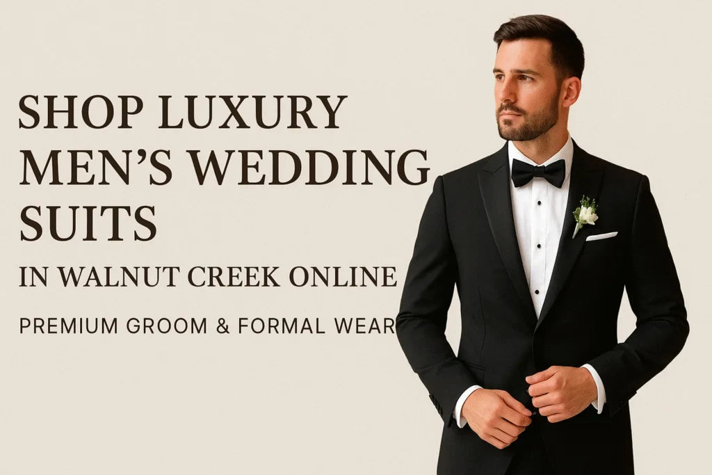 Shop Luxury Men’s Wedding Suits in Walnut Creek Online – Premium Groom & Formal Wear